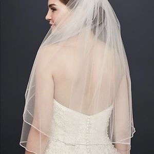 David’s Bridal Two Tier Rhinestone Veil